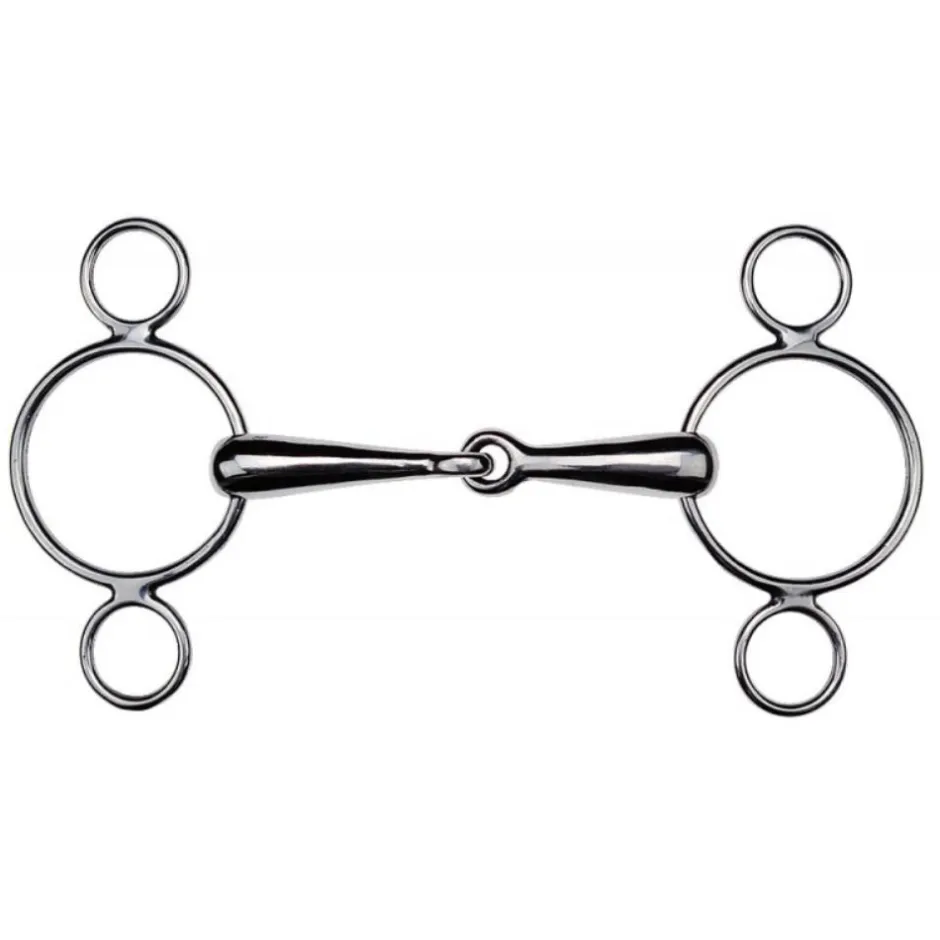 FEELING 3 ANNEAUX INOX GROS CANON BRISE