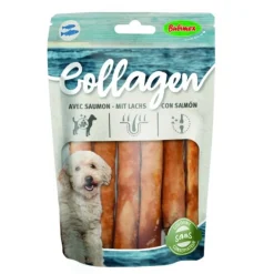 BUBIMEX 10 STICKS DE COLLAGENE SAUMON 13CM