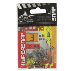 POWERLINE AGRAFES HYPERSNAP ROLLING X 6