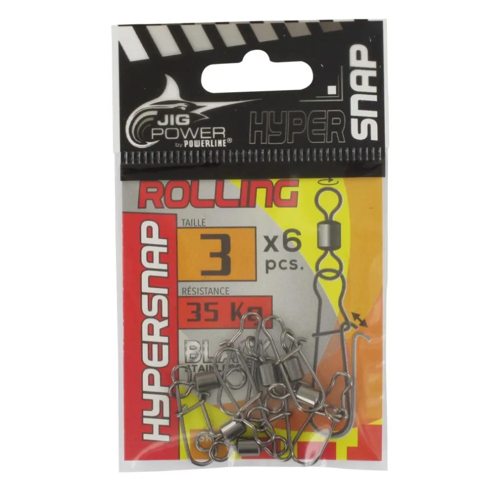 POWERLINE AGRAFES HYPERSNAP ROLLING X 6