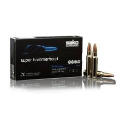SAKO MUNITION BALLES 30-06 SUPER HAMMERHEAD 180GR