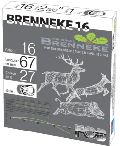 FOB BALLES BRENNEKE 16/27G