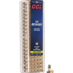 CCI BALLES 22LR COURTE SUBSO 29 GR X100