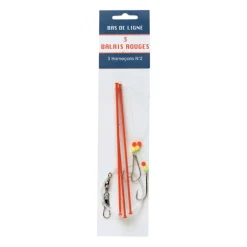 FLASHMER BAS DE LIGNE BALAIS ROUGE 3 HAM