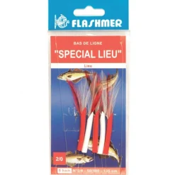 FLASHMER BAS DE LIGNE SPECIAL LIEU 5HAM 2/0 R/BL