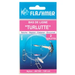FLASHMER BAS DE LIGNE TURLUTTE FIXE 2 POTENCES