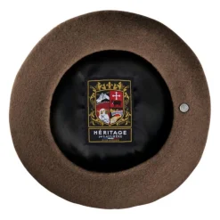 Homme LAULHERE BERET AUTHENTIQUE MARRON