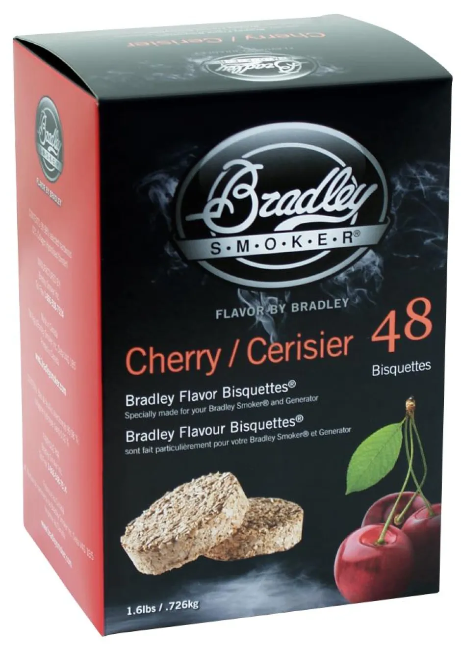 BRADLEY SMOKER BISQUETTES CERISIER X48