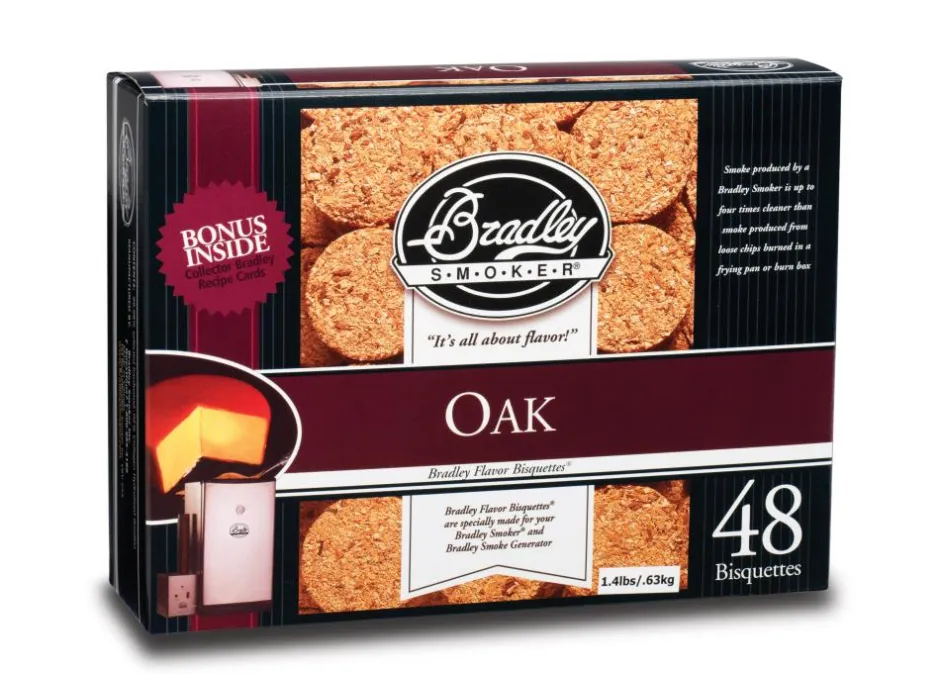 BRADLEY SMOKER BISQUETTES CHENE X48