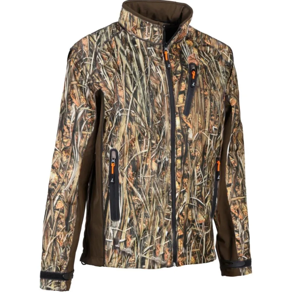 Homme PERCUSSION BLOUSON DE CHASSE HOMME SOFTSHELL GHOSTCAMO WET
