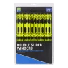 PRESTON BOITE DE PLIOIRS DOUBLE SLIDER 13CM JAUNES X20