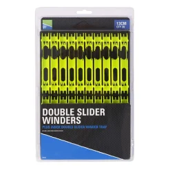 PRESTON BOITE DE PLIOIRS DOUBLE SLIDER 13CM JAUNES X20