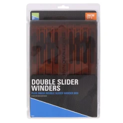 PRESTON BOITE DE PLIOIRS DOUBLE SLIDER 26CM ROUGE X8