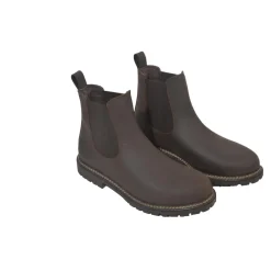 CHESTER BOOTS HUILEES FOURREES MARRON