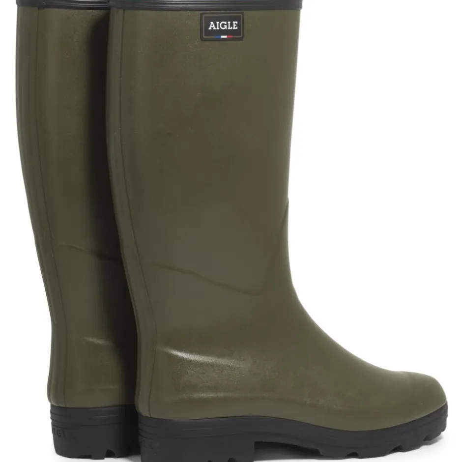 Homme AIGLE BOTTE CHAMBORD NEO MESH KAKI