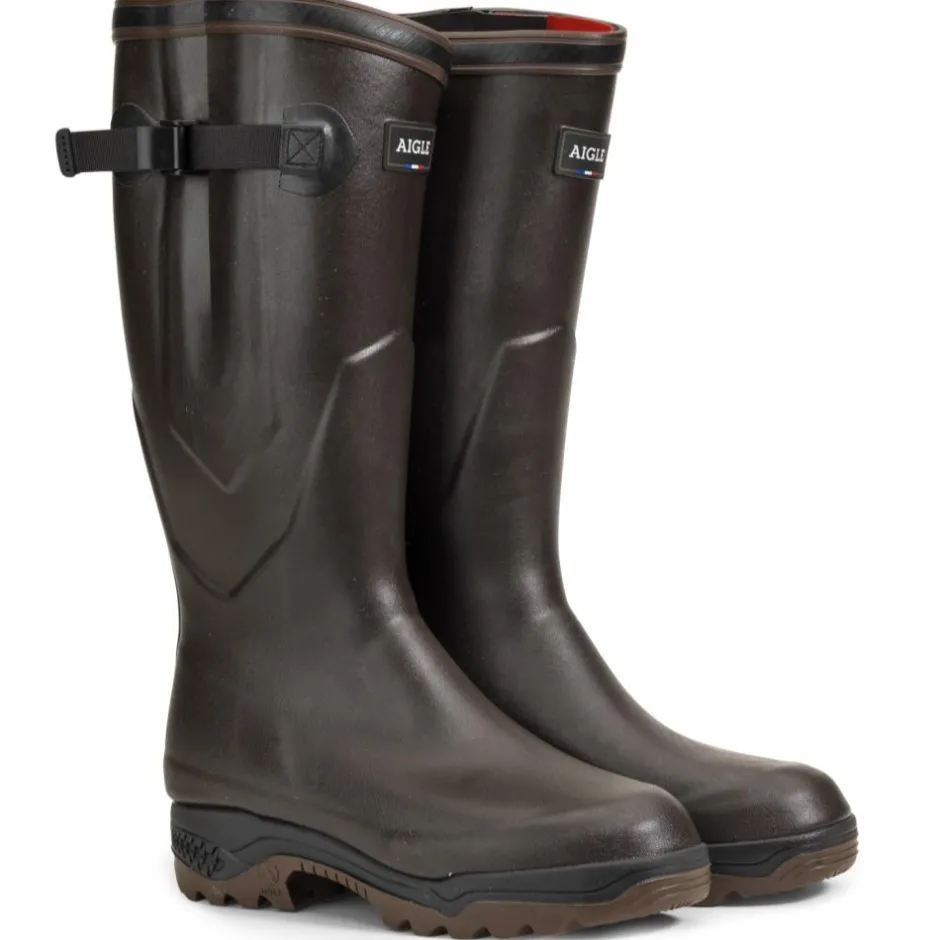 Homme AIGLE BOTTE PARCOURS 2 ISO BRUN