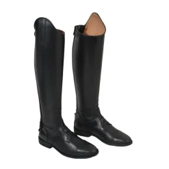 CHESTER BOTTES CUIR LACETS EVORA NOIR