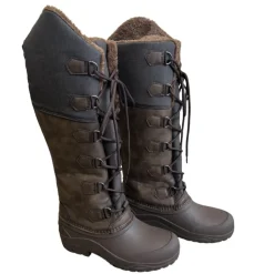 TERZEO CAVALIERS BOTTES HIVER FOURREES CANADA MARRON