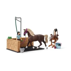 Enfant SCHLEICH BOX DE LAVAGE POUR CHEVAUX EMILY & LUNA