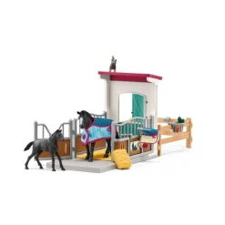 Enfant SCHLEICH BOX POUR CHEVAL AVEC JUMENT ET POULAIN