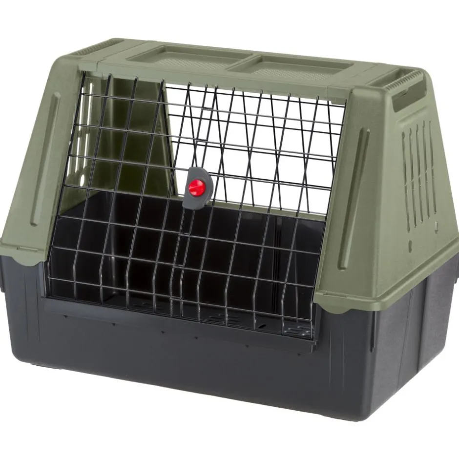TERZEO VOS ANIMAUX CAISSE DE TRANSPORT KAKI