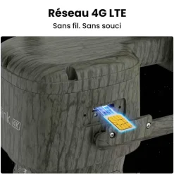REOLINK CAMERA G770 360° + PANNEAU SOLAIRE 4G