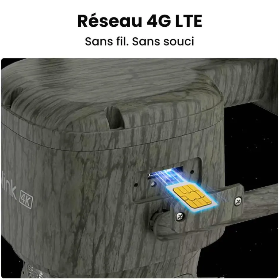 REOLINK CAMERA G770 360° + PANNEAU SOLAIRE 4G
