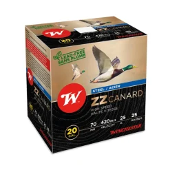 WINCHESTER CARTOUCHES ZZ CANARD 20/70 25G BJ X