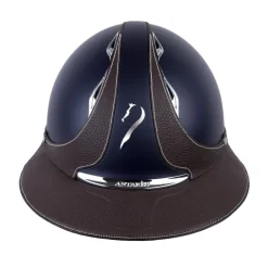 ANTARES CASQUE D'EQUITATION GALAXY ECLIPSE BLEU/BRUN