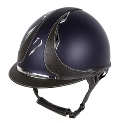 ANTARES CASQUE D'EQUITATION GALAXY STANDARD BLEU/BRUN