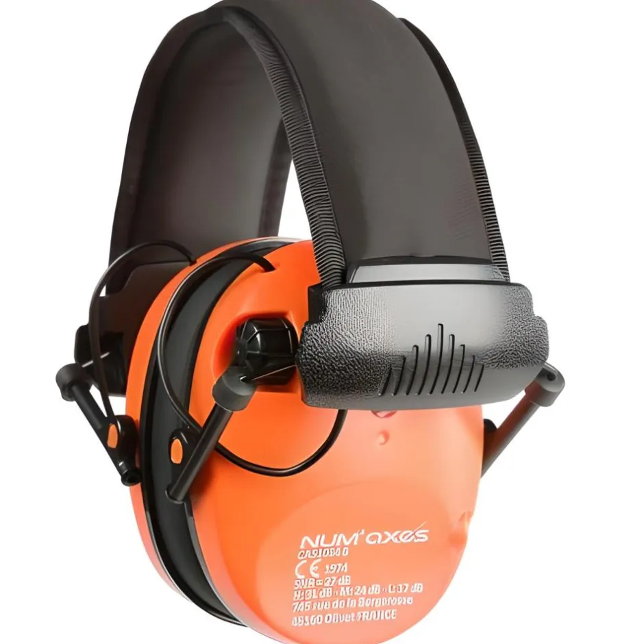 NUM'AXES NATURE CASQUE ELECTRONIQUE CAS1034 ORANGE