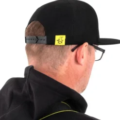 BLACK CAT CASQUETTE NOIRE FLAT PEAK