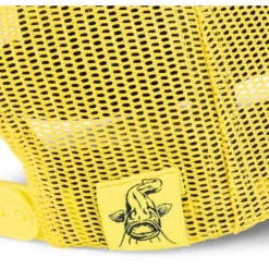 BLACK CAT CASQUETTE TRUCKER CAP NOIRE ET JAUNE