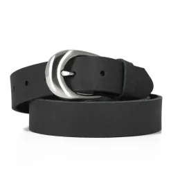 Homme BOYER CEINTURE FEMME NUBUCK NOIRE