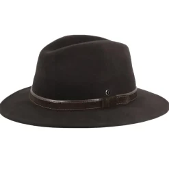 Homme M BY FLECHET CHAPEAU FEUTRE LAINE MARRON