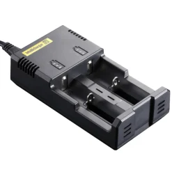 NITECORE CHARGEUR 2 ACCUS AC100-240V 50/60HZ - DC12V