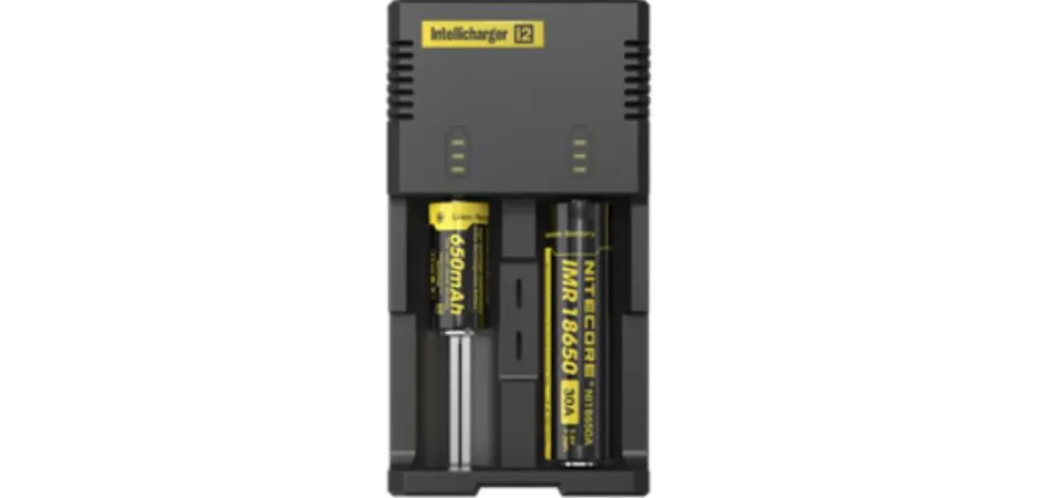 NITECORE CHARGEUR 2 ACCUS AC100-240V 50/60HZ - DC12V