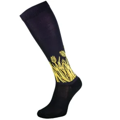 Femme TERZEO CAVALIERS CHAUSSETTES FUN EPIS NOIR