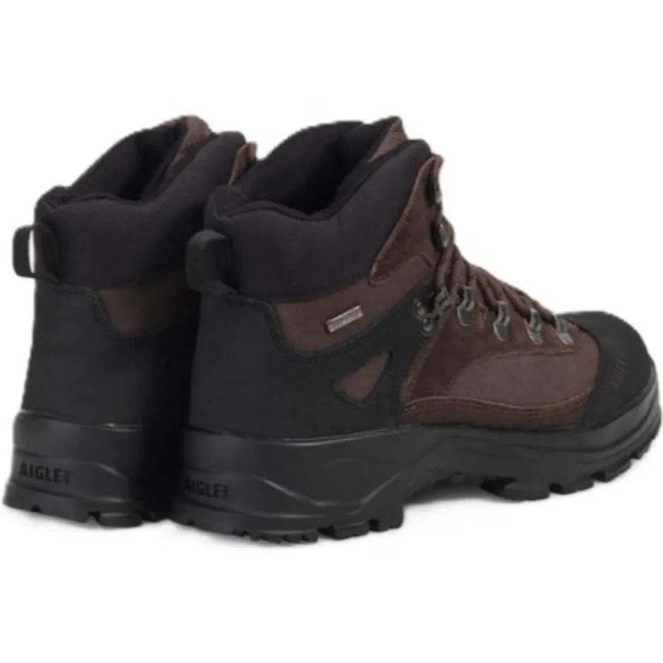 Homme AIGLE CHAUSSURE DE MARCHE HUNTSHAW 2 MTD DARKBROWN