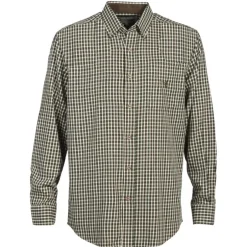 Enfant PERCUSSION CHEMISE DE CHASSE ENFANT A CARREAUX MARRON VERT