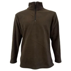 Homme TERZEO PASSIONNÉS DE NATURE CHEMISE F1 MICRO POLAIRE MARRON