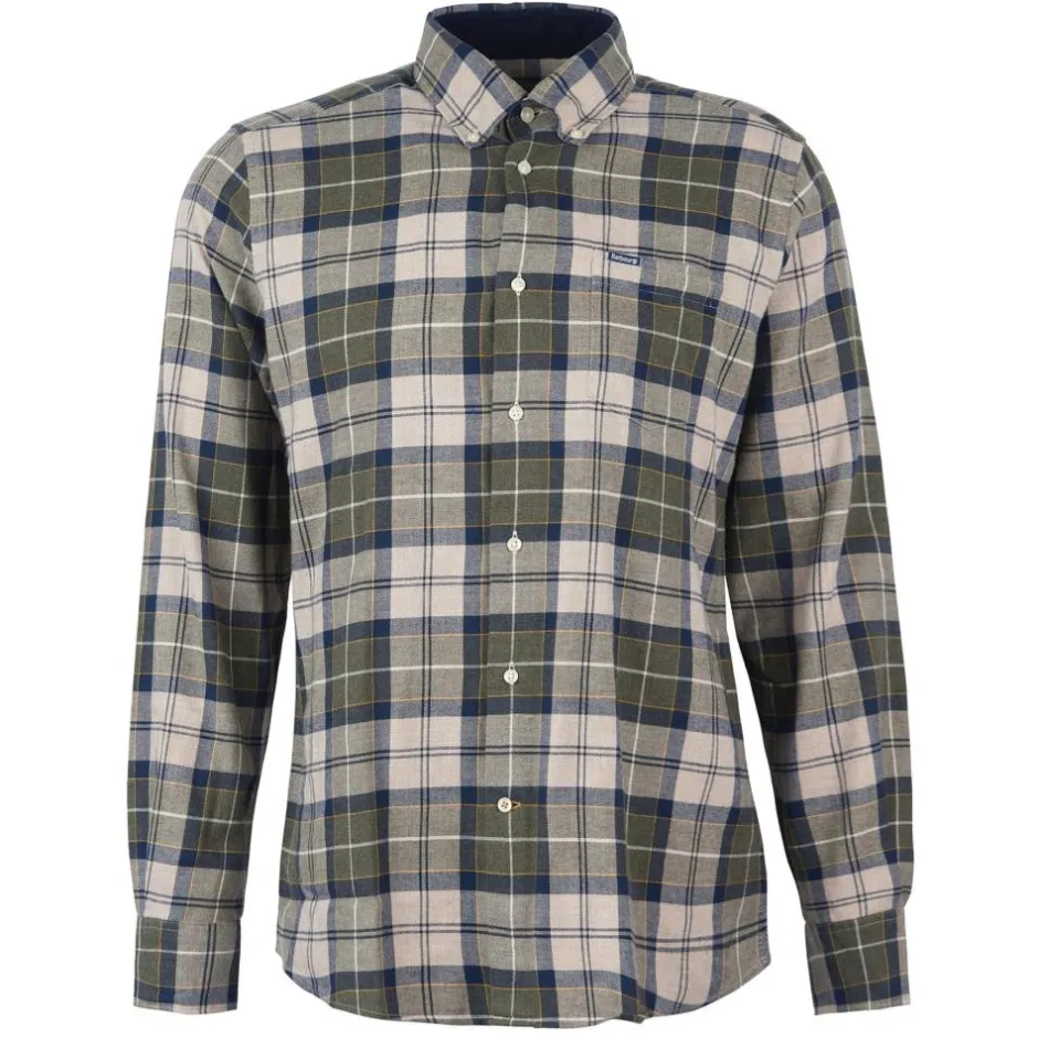 Homme BARBOUR CHEMISE FORTROSE FOREST MIST