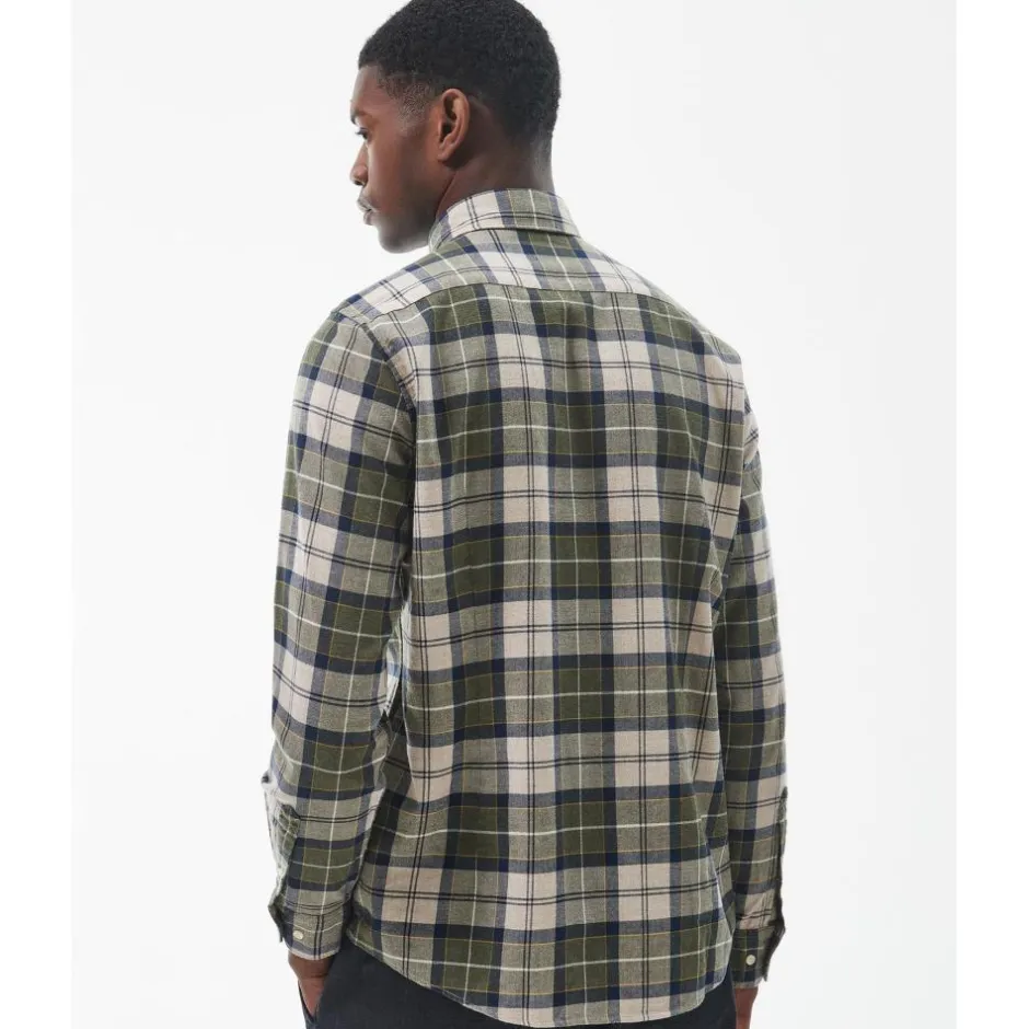 Homme BARBOUR CHEMISE FORTROSE FOREST MIST
