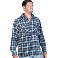 Homme KALAHARI CHEMISE POLAIRE OVER BLEU