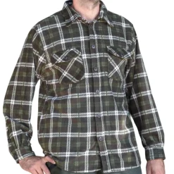 Homme KALAHARI CHEMISE POLAIRE OVER MARRON