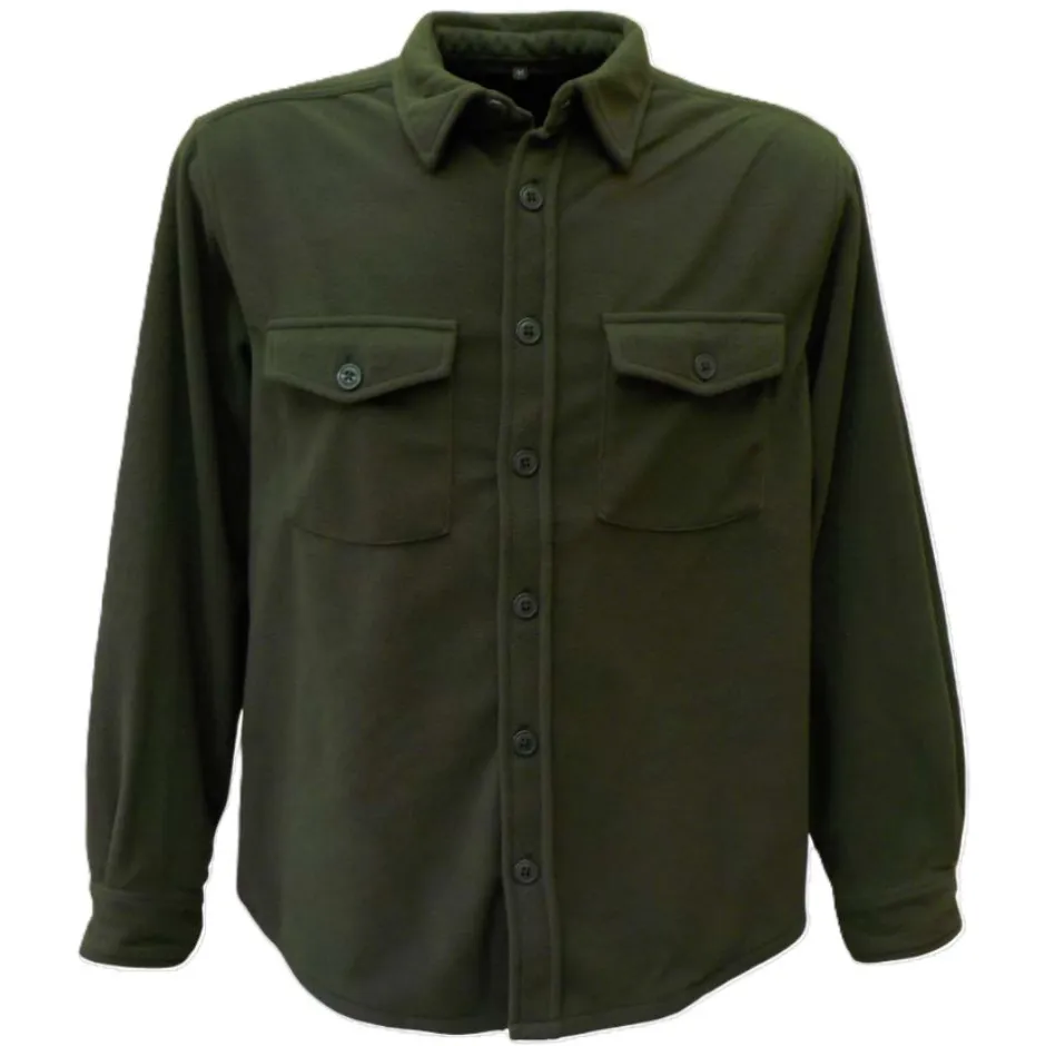 Homme KALAHARI CHEMISE POLAIRE OVER UNI KAKI
