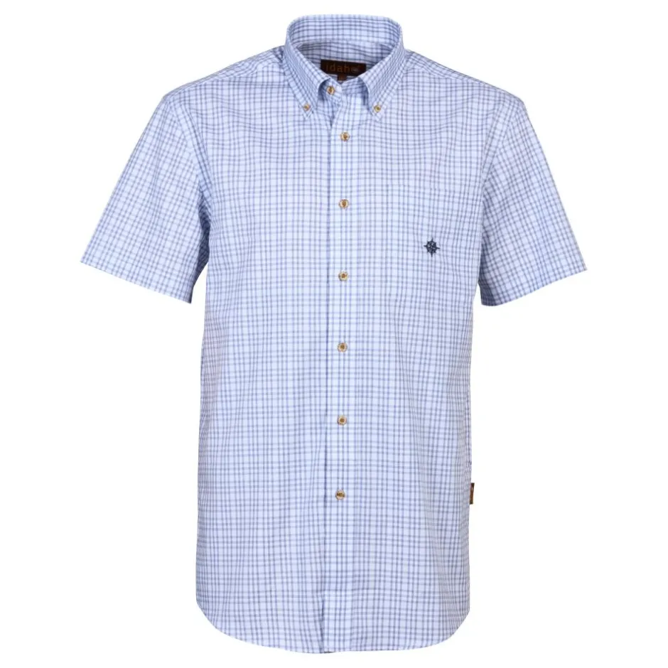 Homme IDAHO CHEMISETTE HOMME JUNGLE BLANC BEIGE
