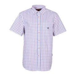 Homme IDAHO CHEMISETTE ROAD BLEU ROUGE