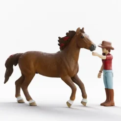 Enfant SCHLEICH COFFRET CAVALIÈRE HANNAH ET CAYENNE