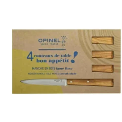 OPINEL COFFRET 4COUTEAUX TABLE BON APPETIT